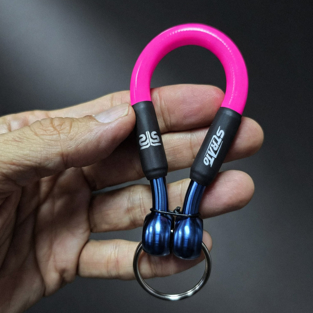 Keychain braided brake lines