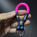 Keychain braided brake lines