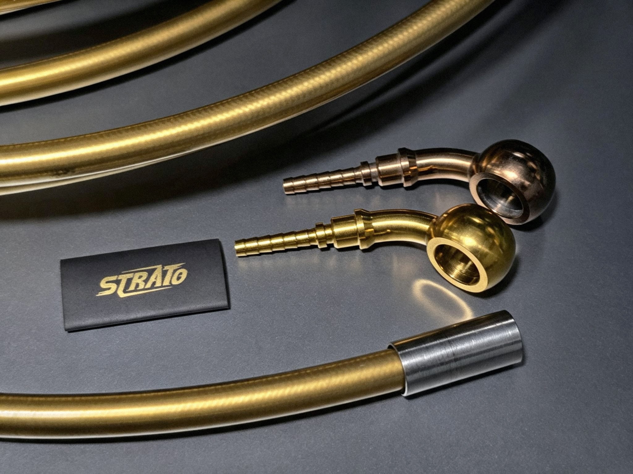 Keychain braided brake lines
