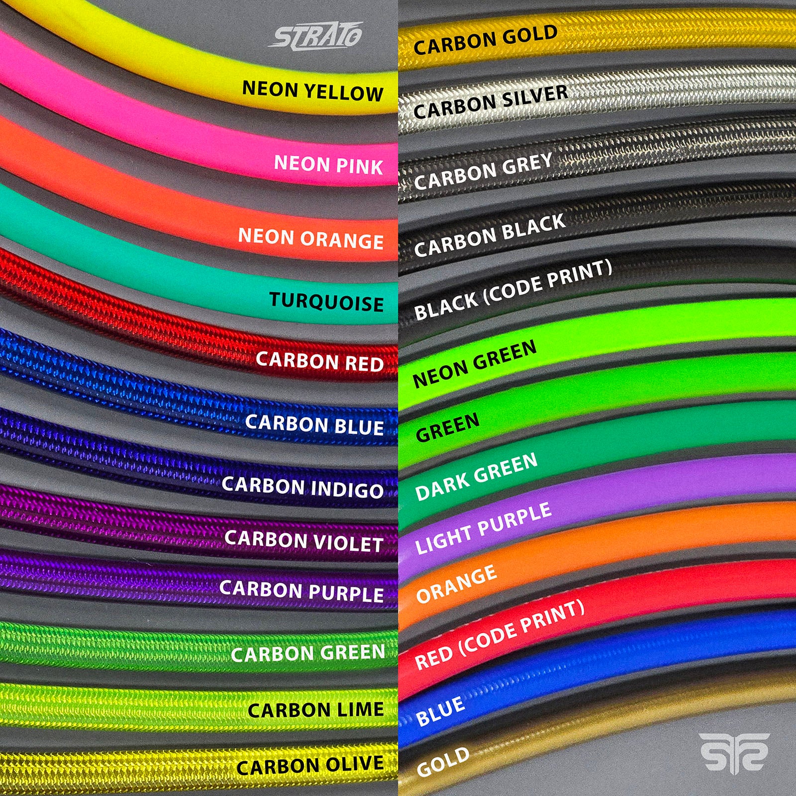 Teflon braided brake lines