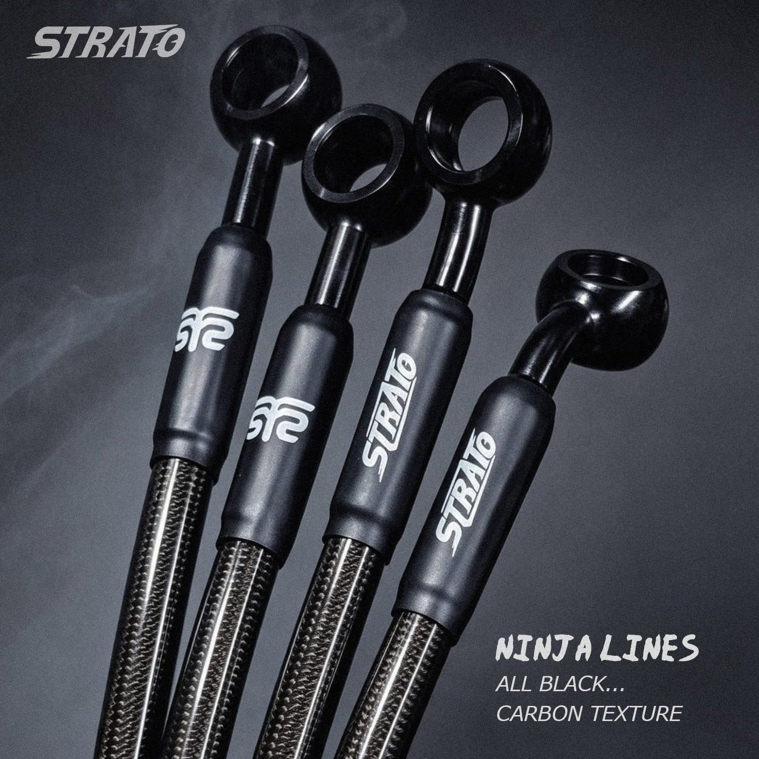 Keychain braided brake lines