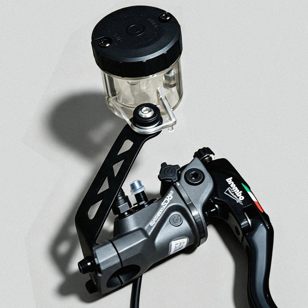 Brembo style black bracket set